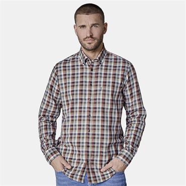 CASA MODA B.D. CHECK SHIRT - RED