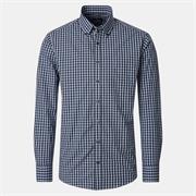 CASA MODA B.D. CHECK CASUAL SHIRT - BLUE