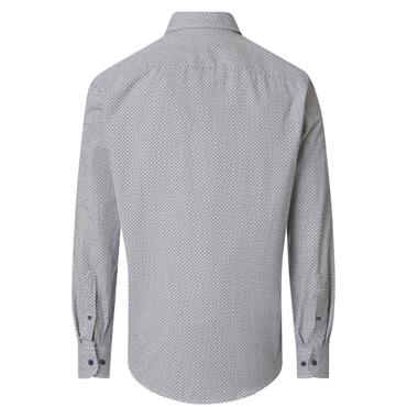 CASA MODA B.D. PRINT SHIRT - BROWN