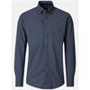 CASA MODA B.D. PRINT SHIRT - NAVY