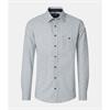 CASA MODA PRINT SHIRT - BROWN