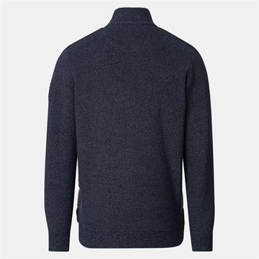 CASA MODA KNITTED JACKET - NAVY