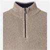 CASA MODA 1/2 ZIP SWEATER - BEIGE