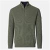 CASA MODA 1/2 ZIP SWEATER - GREEN
