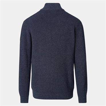 CASA MODA 1/2 ZIP SWEATER - NAVY