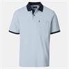 CASA MODA STRIPE POLO SHIRT - BLUE