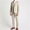 REMUS UOMO MATTEO LINEN MIX SUIT - STONE