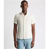 REMUS UOMO OSCAR SHORT SLEEVE SHIRT - BEIGE