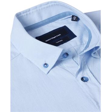 REMUS UOMO PARKER SHORT SLEEVE SHIRT - BLUE