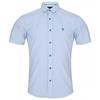 REMUS UOMO PARKER SHORT SLEEVE SHIRT - BLUE