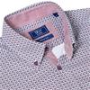 DG'S DRIFTER IVANO PRINT SHIRT - BURGUNDY