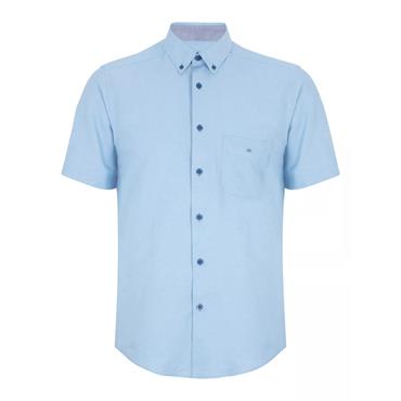 DG'S DRIFTER IVANO SHORT SLEEVE SHIRT - BLUE