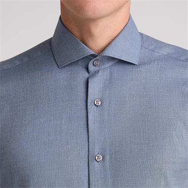 REMUS UOMO FRANK TAPERED SHIRT - BLUE