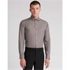 REMUS UOMO FRANK TAPERED SHIRT - BROWN