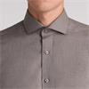 REMUS UOMO FRANK TAPERED SHIRT - BROWN