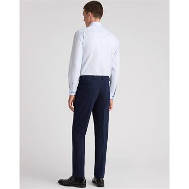 REMUS UOMO FRANK PRINT TAPERED SHIRT - BLUE