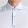 REMUS UOMO FRANK PRINT TAPERED SHIRT - BLUE