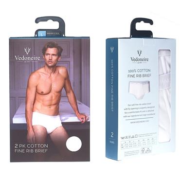 VEDONEIRE 2 PACK BRIEFS - NAVY