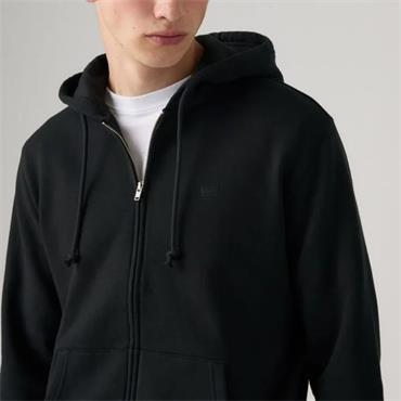 LEVI'S ORIGINAL HM ZIP-UP HOODIE - BLACK