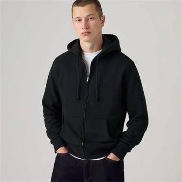 LEVI'S ORIGINAL HM ZIP-UP HOODIE - BLACK