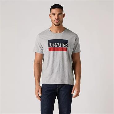 LEVI'S SPORTSWEAR LOGO GRAPHIC T-SHIRT - GREY