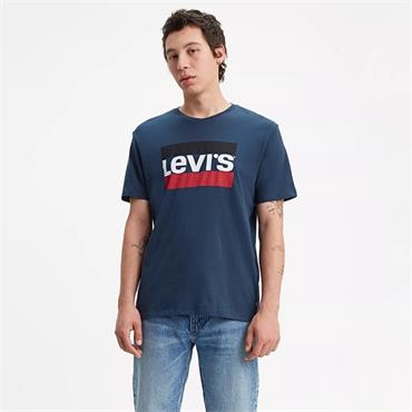 LEVI'S SPORTSWEAR LOGO GRAPHIC T-SHIRT - NAVY