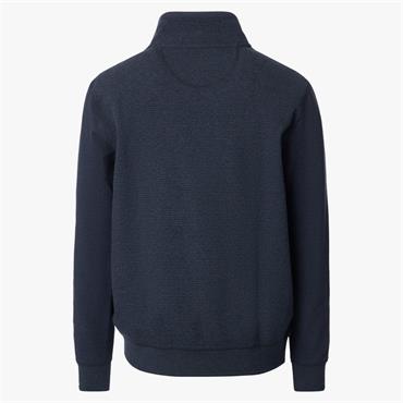 CASA MODA 1/2 ZIP SWEATSHIRT - NAVY