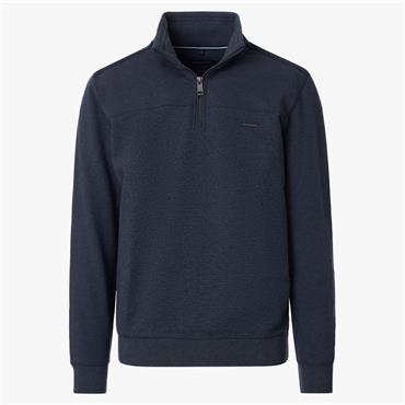 CASA MODA 1/2 ZIP SWEATSHIRT - NAVY