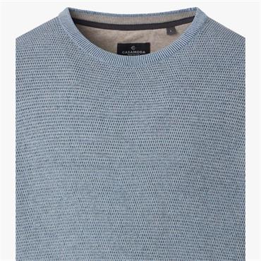 CASA MODA CREW NECK JUMPER - BLUE