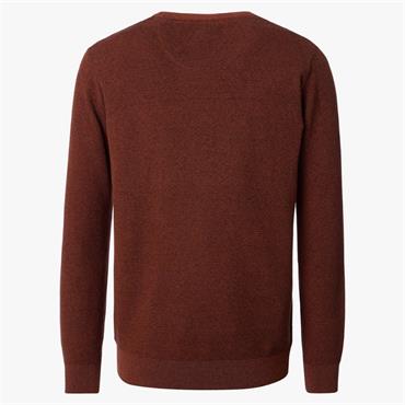 CASA MODA CREWNECK SWEATER - BURGUNDY