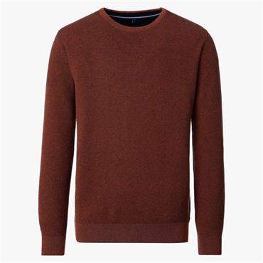 CASA MODA CREWNECK SWEATER - BURGUNDY
