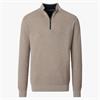 CASA MODA 1/2 ZIP SWEATER - BEIGE