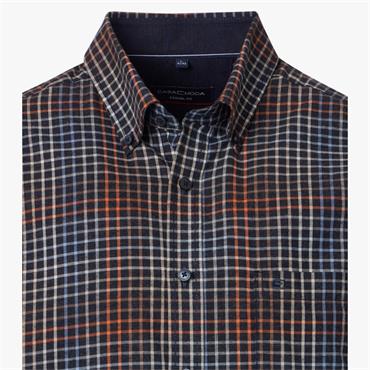 CASA MODA B.D. CHECK SHIRT - NAVY