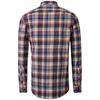 CASA MODA B.D. CASUAL CHECK SHIRT - ORANGE