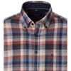 CASA MODA B.D. CASUAL CHECK SHIRT - ORANGE