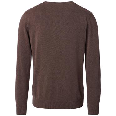 CASA MODA CREWNECK SWEATER - BROWN