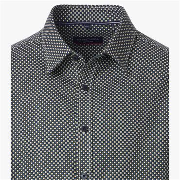 CASA MODA KENT PRINT SHIRT - BLUE
