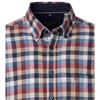 CASA MODA B.D. CASUAL CHECK SHIRT - ORANGE