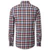 CASA MODA B.D. CASUAL CHECK SHIRT - ORANGE