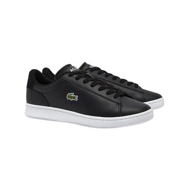 LACOSTE CARNABY SET LEATHER SNEAKERS - BLACK