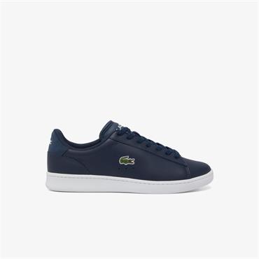 LACOSTE CARNABY SET LEATHER SNEAKERS - NAVY