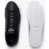 LACOSTE LEROND SET LEATHER SNEAKERS - BLACK