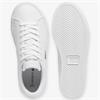 LACOSTE LEROND SET LEATHER SNEAKERS - WHITE