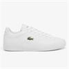 LACOSTE LEROND SET LEATHER SNEAKERS - WHITE