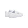 LACOSTE POWERCOURT LEATHER SNEAKERS - WHITE