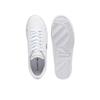 LACOSTE POWERCOURT LEATHER SNEAKERS - WHITE