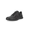 ECCO IRVING LEATHER GORE-TEX SHOE - BLACK