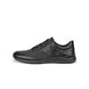 ECCO IRVING LEATHER GORE-TEX SHOE - BLACK