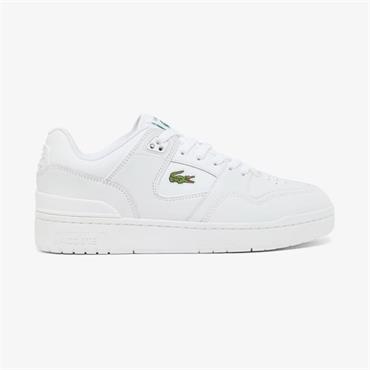 LACOSTE COURTCAGE SET LEATHER SNEAKERS - WHITE