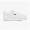 LACOSTE COURTCAGE SET LEATHER SNEAKERS - WHITE